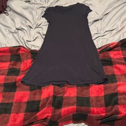 A Black Nightgown Dress