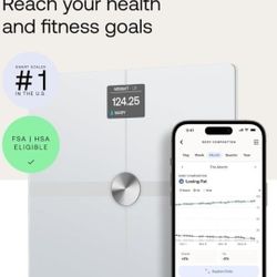WITHINGS Body Smart - Accurate Scale for Body Weight and Fat Percentage,