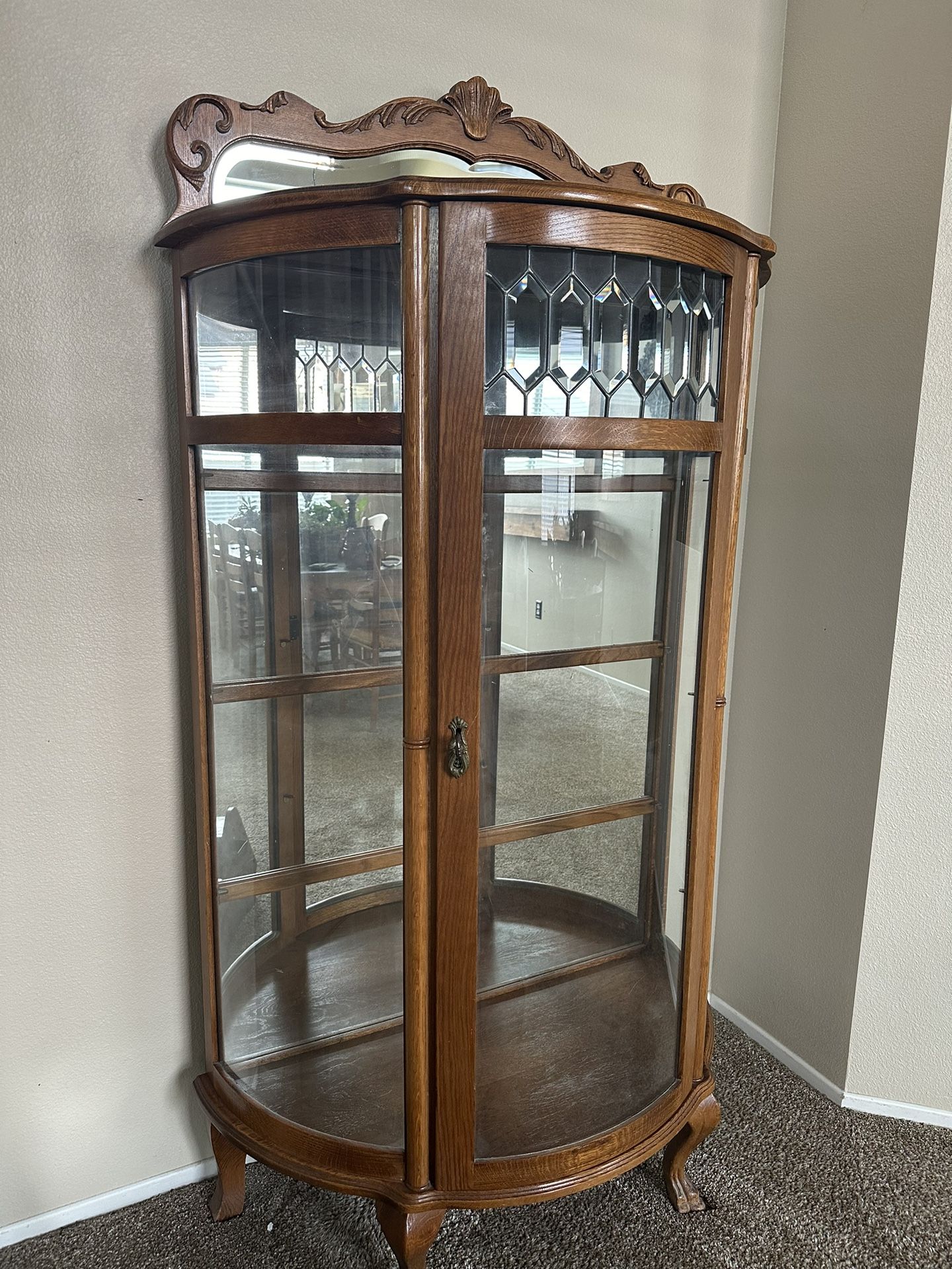 Oak Cabinet - Three Shelves 