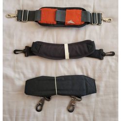 Replacement Padded Shoulder Strap for Luggage or Duffel Bag, Set of 3