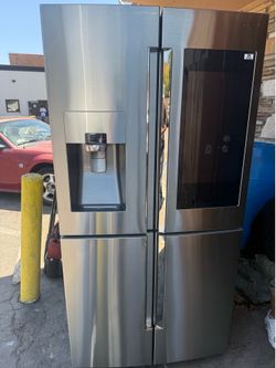 Samsung smart flex refrigerator side by side 22 cu ft 36” w