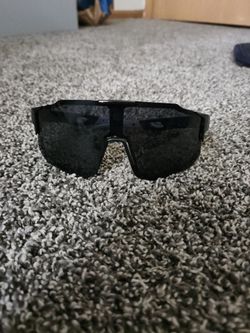 Sport oversized black glasses