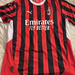 Ac Milan Home #7 Giménez Size Xl 