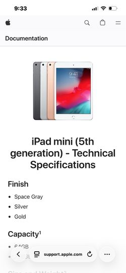 iPad 5th mini