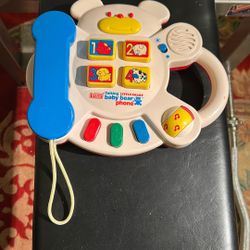 VTech Little Smart talking baby bear phone vintage 90s