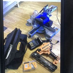 Bostitch  finishing Nail Gun And A Kobalt saw Buy One Or Buy both. new