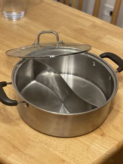 - [ ] Shabu Hot Pot Stainless Steel,Chinese Induction Shabu Pot with Divider for Kitchen Cooker, Gas Stove