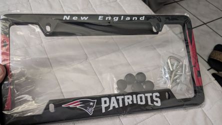 New England Patriots License Plate Frames – $5