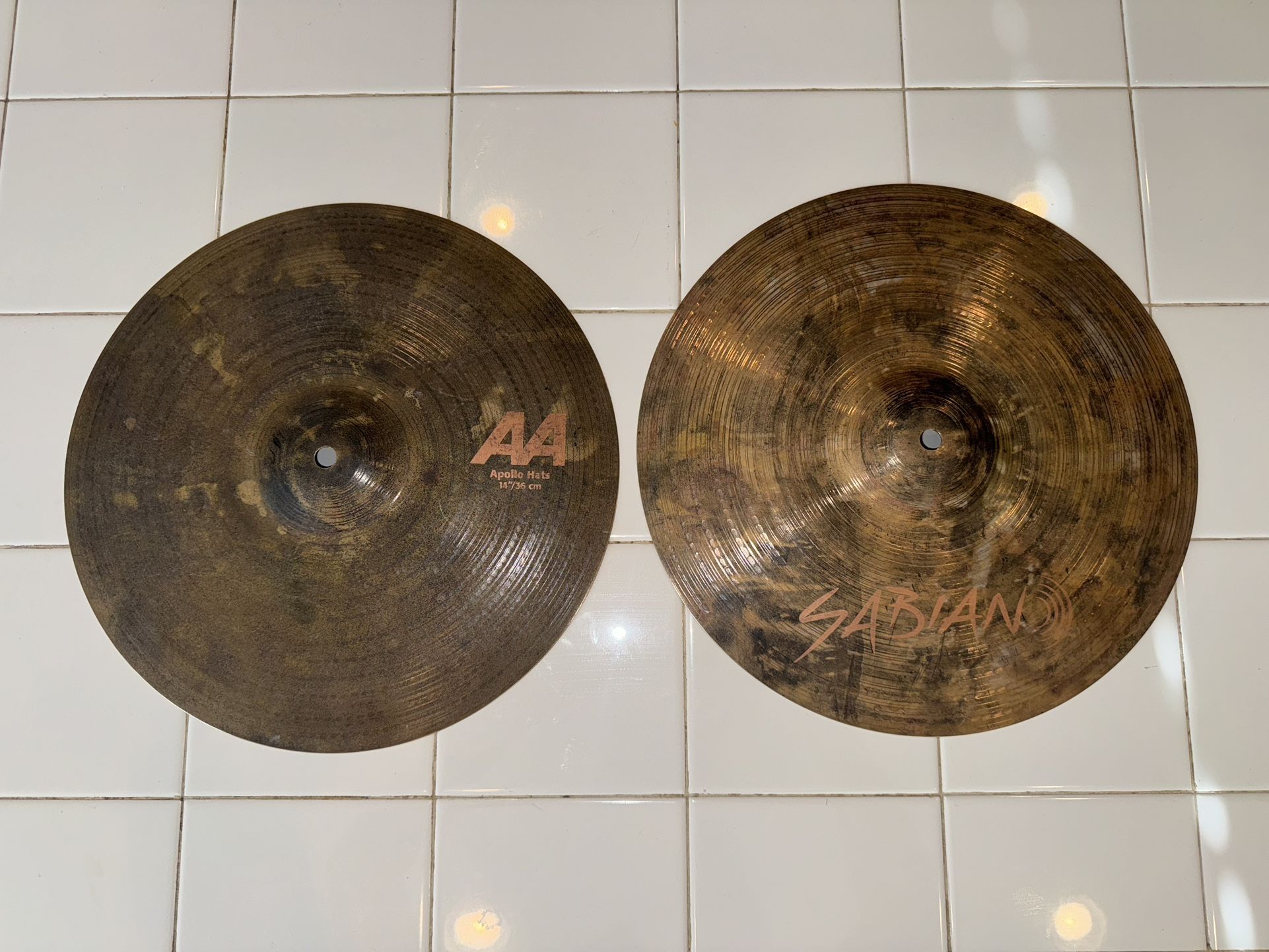 14” Sabian AA Apollo Hihat Cymbals - Dark, Dry And Crisp