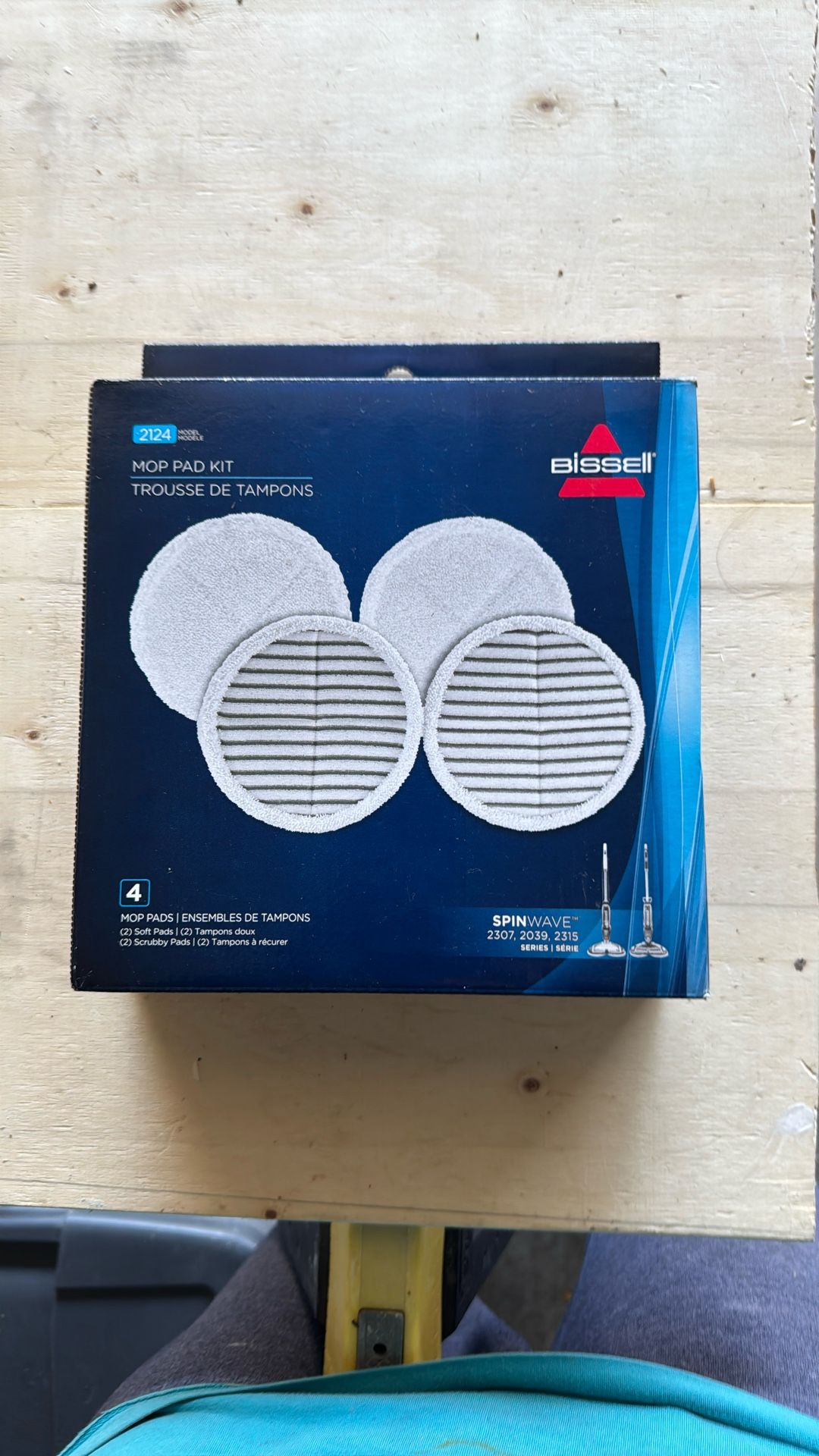 Bissell SpinWave Mop Pad Kit (Model 2124) β New / Unused