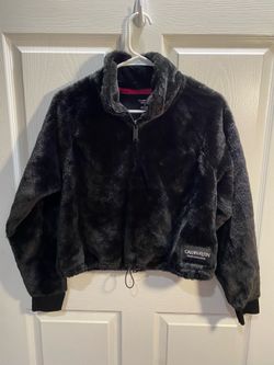Calvin Klein Performance Faux Fur Zip Jacket