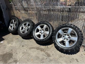 15 Silverado LTZ wheels and 33x12.50/20