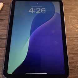 iPad Mini 6 (64GB, Purple) Bundle - w/ Apple Pencil 2, Case & Charger - Excellent Condition