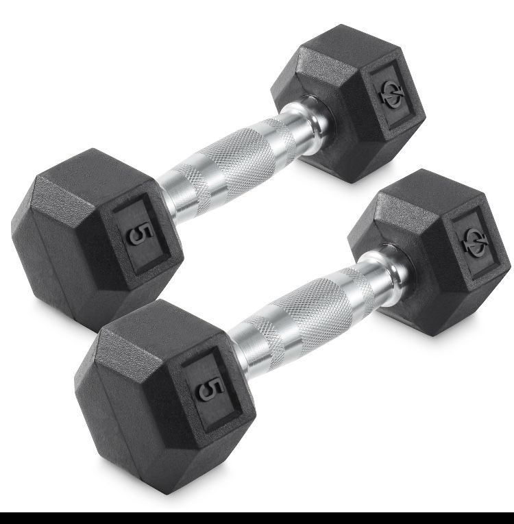2 - 5lb Dumbbells 