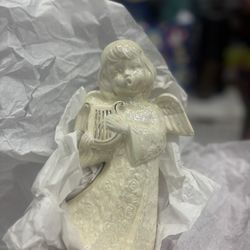 Ceramic Angel Xmas Decoration 
