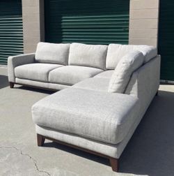 *Free Delivery* Gray Living Spaces Sectional Couch Sofa