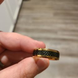 Mens tungsten carbide wedding ring 10.5