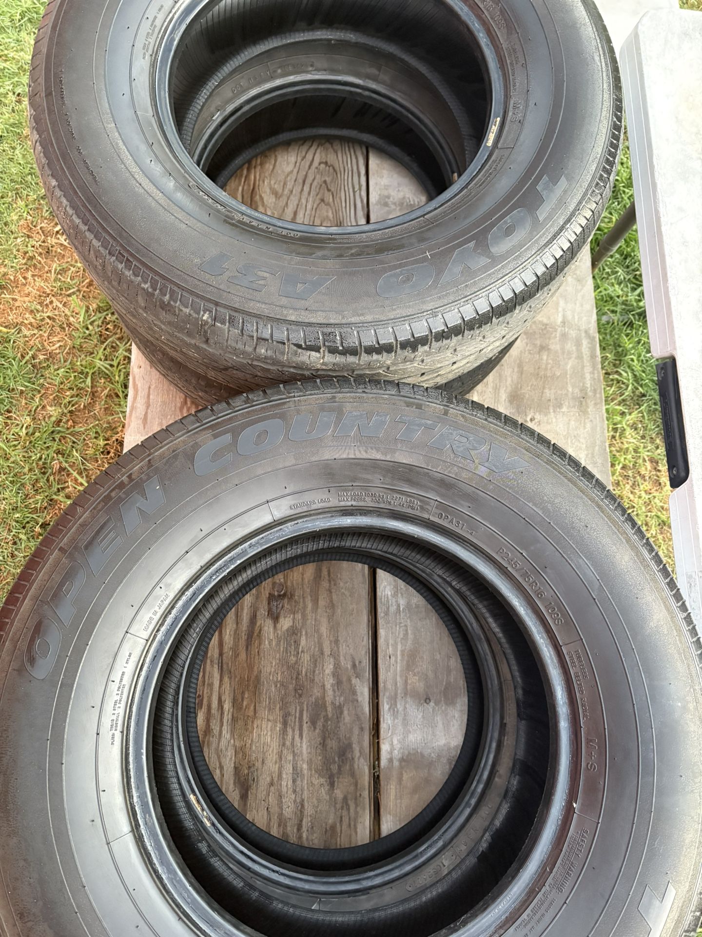 Used Toyo A31 Open Country Tires