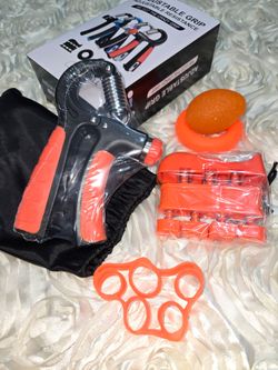 Adjustable Grip Resistance Set Grip ball/ Set de resistencia