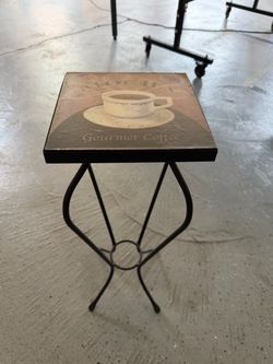 Gourmet Coffee Accent Side Table