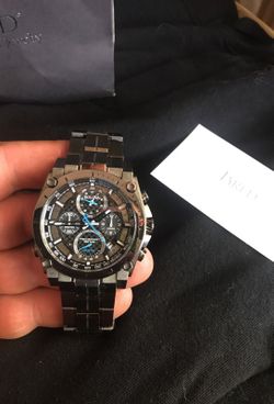 Men's bulova watch plastic still on it In Box