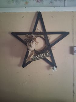 Star wall hanging