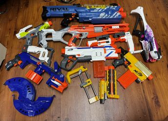 Nerf Gun Collection With Ammo