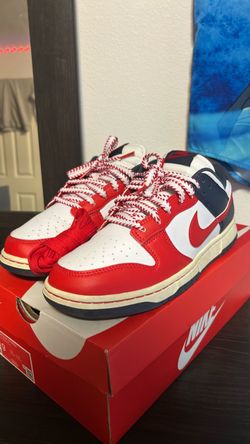 Nike Dunk Low Retro white\university red