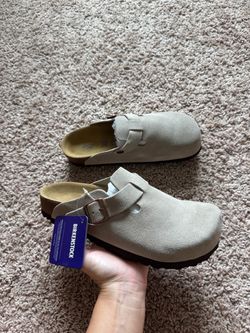 Birkenstock Clogs Taupe Women Size 7