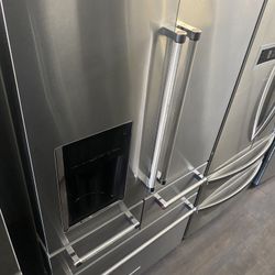Kitchen Aid Five Doors Stainless Steel Refrigerator 