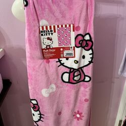 Hello kitty pink Throw