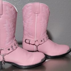  Boots Durango®  Girl  Pink Rhinestone Western👢Botas de Niña 