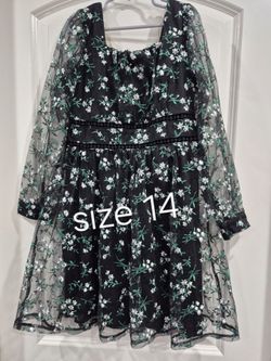 Girl floral fancy dress