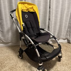 Buoabo Stroller – Yellow Canopy + Rain Cover (Model 500127BY01)