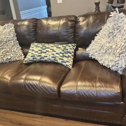 Love Seat And Sofa Leather 