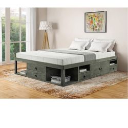 Queen Storage Platform Bed