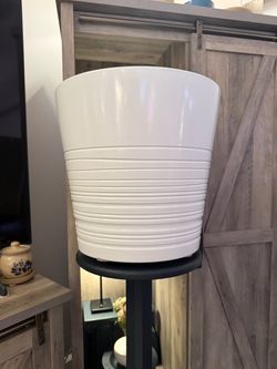 Gigantic White Ceramic Planter