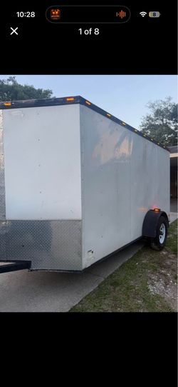 2015 6x12 enclosed trailer with ramp