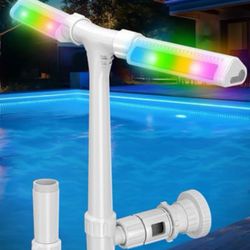 Pool Fountain With Lights