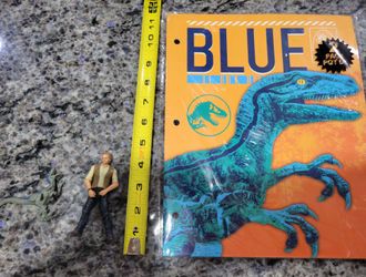 Jurassic World Owen & Baby "Blue" Action Figure Set 2018 for Jurassic World: Fallen Kingdom. 3.75-inch tall action figure of Owen Grady with a small