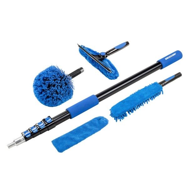 12 ft Vaughan Extension Pole High Reach Dusters for Cleaning 5 PCS, Ceiling Fan Dusters with Extension Pole, Cobweb Duster with Extension Pole