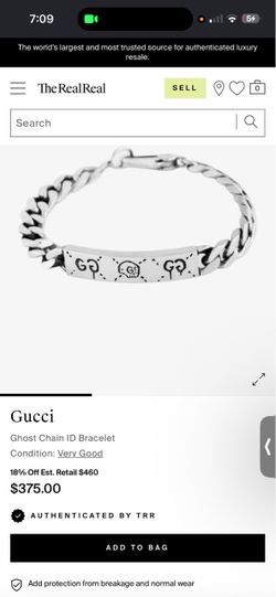 GUCCI WOMANS NECKLACE & GUCCI MENS BRACELET