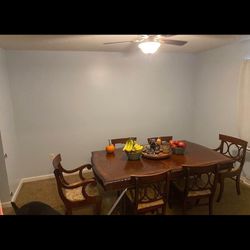 6 Person Wooden Table