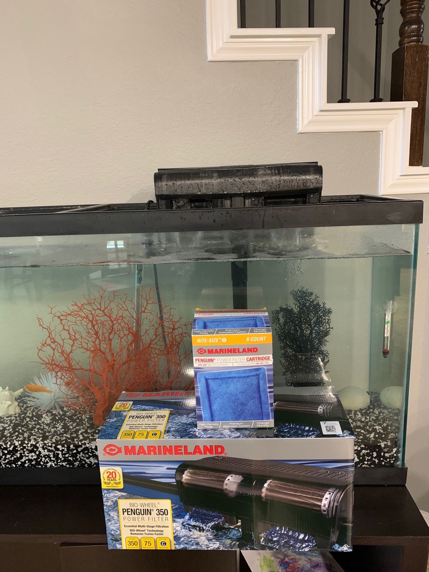 GREAT Aquarium Gravel and Filters $100/OBO