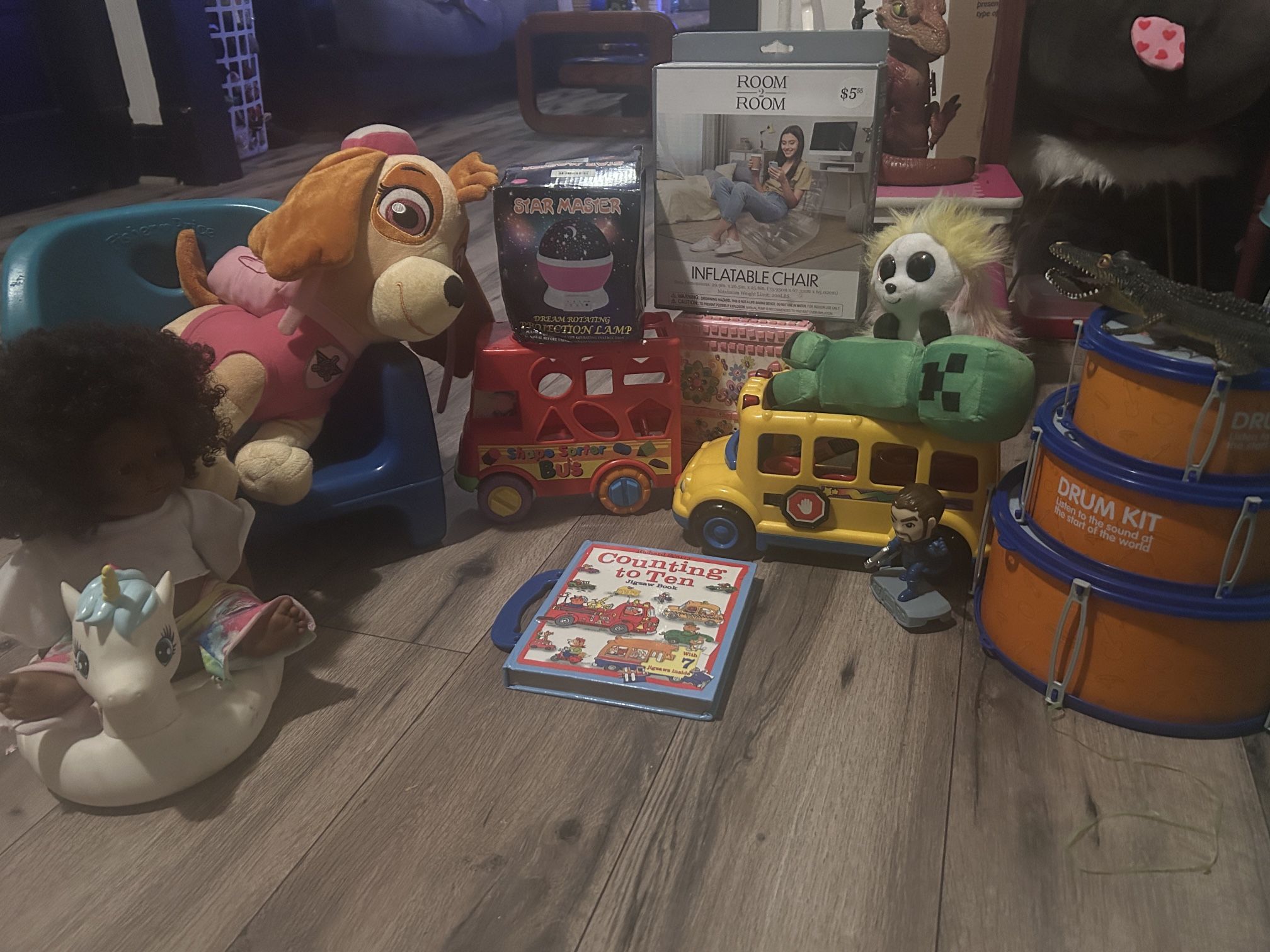 All For 45 Toys And Baby Chair 