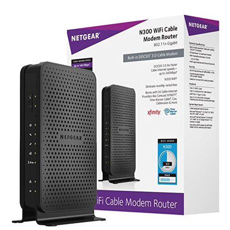 Netgear N300 WiFi Cable Router Comcast compatible