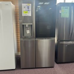 Refrigerator Side By Side 36” Stainless Steel 