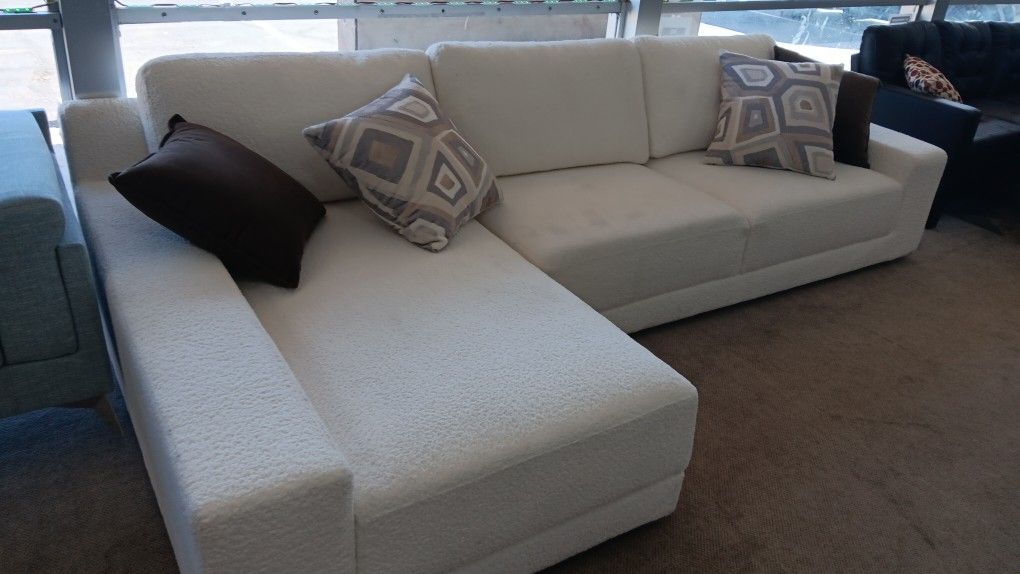 White Sectional 