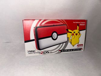 New 2DS LL/XL Pokeball Edition Console (Japanese)