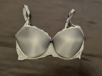 Gray Lacy Bra 34DD
